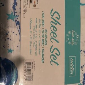 Kute Kids  Space-Themed Sheet Set - Blue, Green, and Orange